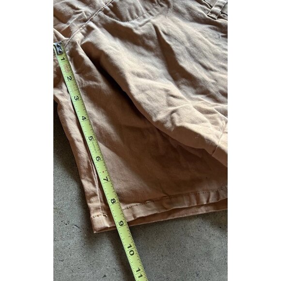 Topman Men’s Size 32 Stretch Skinny Chino Shorts Khaki Brown Beige Cotton - Picture 5 of 14